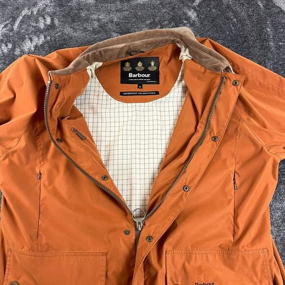 Barbour Beauchamp Travel Jacket Waterproof Breathable Lined Barn Chore Coat XL - Picture 3 of 16